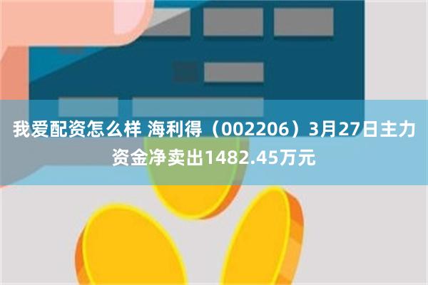 我爱配资怎么样 海利得（002206）3月27日主力资金净卖出1482.45万元