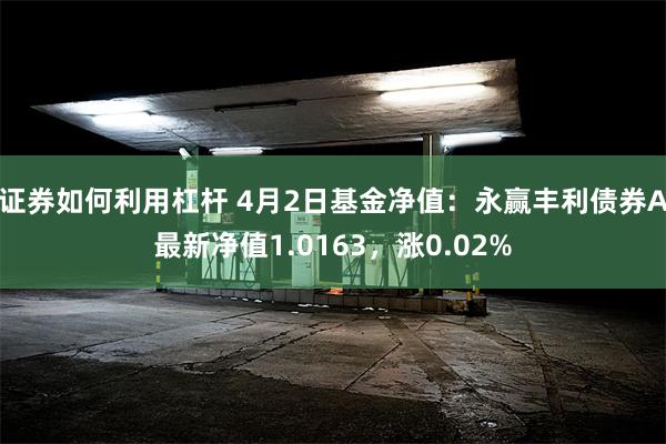 证券如何利用杠杆 4月2日基金净值：永赢丰利债券A最新净值1.0163，涨0.02%